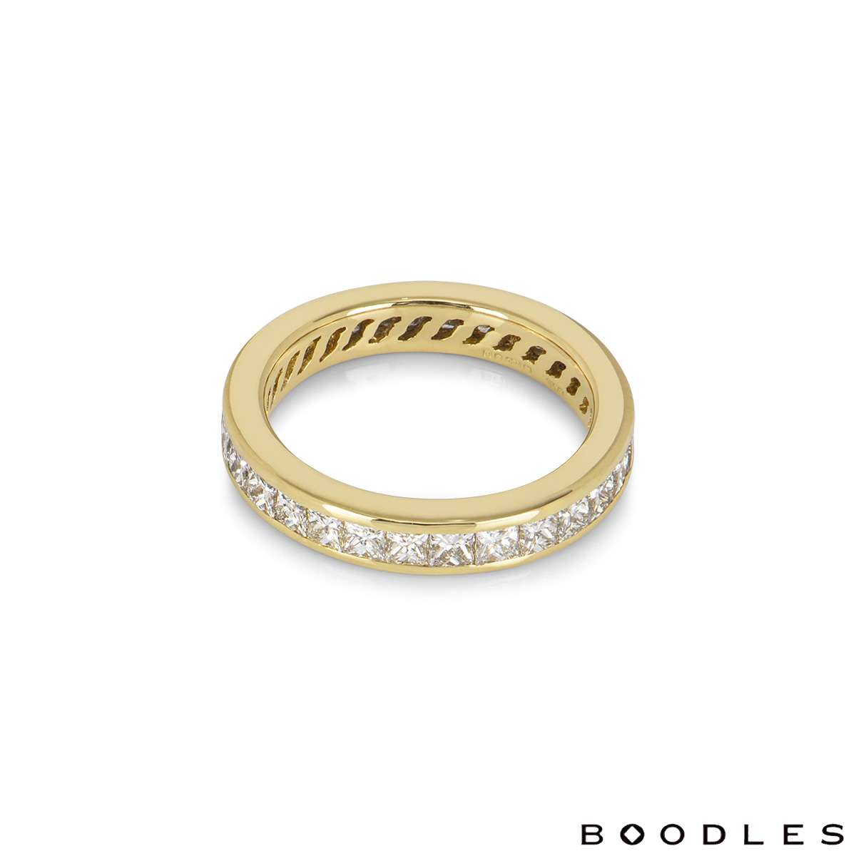 Boodles Yellow Gold Diamond Full Eternity Ring